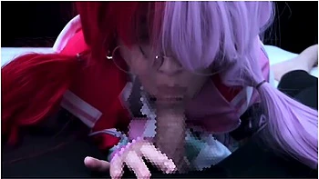 One Piece Diva Uta In Glasses Takes Him To A Virtual Space To Gokkun Blow His Dick videos