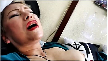 A Mature Busty Russian Slut In Black Stockings And Shoes Again Spreads Her Legs Wide In Front Of All videos