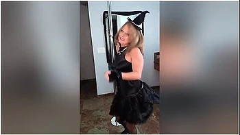 Happy Halloween Your Fuck Slut Witch Gives A Tease videos
