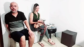 Gabi Sweet Surprise Handjob at Reception - Public Dick Show & Cumshot videos