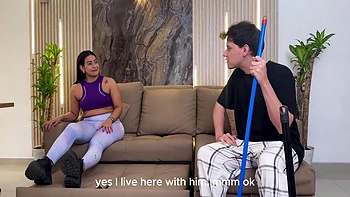 Guy Park - A Nerdy Guy Gets Picked Up In The Park By A Curvy Colombian Milf: Their Intense Sex At Home Is Exposed When Her Stepson Walks videos