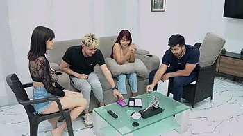 Bi Quartet College Swinger: Allison Sweet & Jade Mercury Amateur Foursome Blowjob Doggy Missionary videos