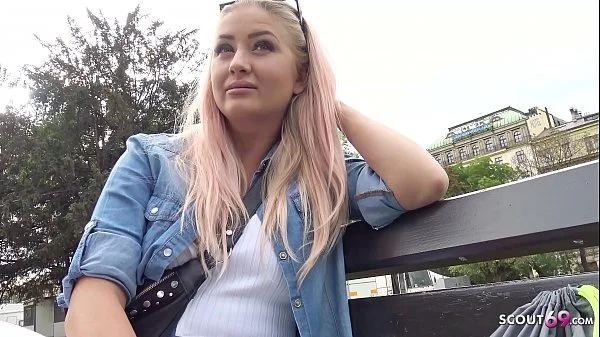 GERMAN SCOUT - CURVY COLLEGE TEEN TALK TO FUCK AT REAL STREET CASTING FOR CASH videos