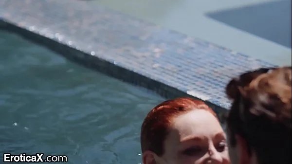 EroticaX - Redhead Lacy Lennon's Creamy Teen Pussy Pounded videos