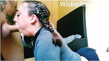 Hot Messy Deepthroat Facefuck Cum In Throat (trailer) videos