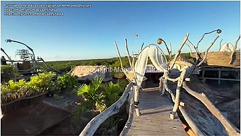 Vlog Tulum - Risky Fuck On The Terrace Of My Hotel Room With Amatrice Francaise videos