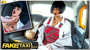 Super Sexy French Student Seduces Taxi Driver For A Free Ride videos