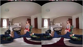 Petite Italian Cutie Rebecca Volpetti Takes Good Care Of His Throbbing Cock In Vr videos