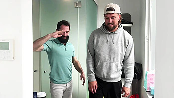 My Boyfriend's First Gay Experience with an American - Amateur Handjob Cumshot & Bisexual Threesome videos