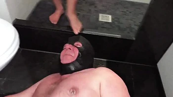 Masked Face Golden Shower HD - Femdom Pissing in Mouth Toilet Slave videos