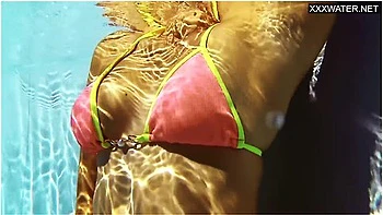 French Model Enjoys Herself Underwater With Anita Rover videos