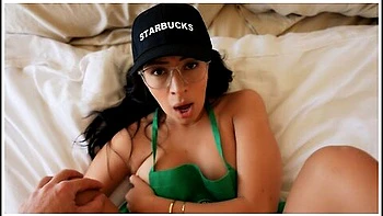 Big Titty Latina Starbucks Barista Fired For Fucking Me In Public - Cami Strella videos
