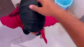 Dashing Danish Hotel Bathroom Face Fuck - Big Boobs Indian GF Takes Deep Throat Cum in Mouth videos