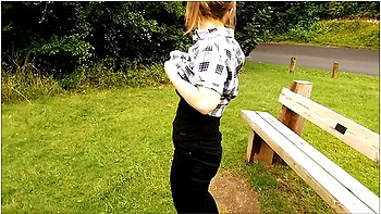 Risky Roadside Public Fuck & Cum Gargle videos