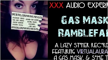Talking & Masturbating While Wearing A Gas Mask (audio Only Asmr) With Erotic Audio videos
