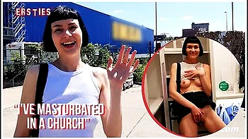 Sexy Delfine Does Naughty Things Inside The Store videos