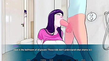 Dabby And Anon Make Hot Romantic Seen In Summertime Saga With Car Toon videos