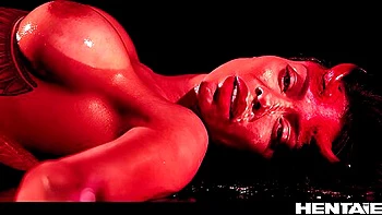 Canela Skin - Demon Girl Bondage Cumflation As The Devil Gets Creampied & Monster Quad Penetration videos