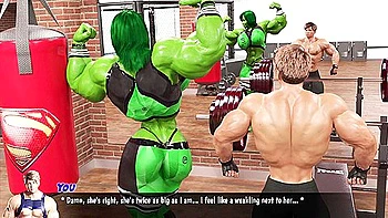 Extreme Muscle Domme Goddess videos