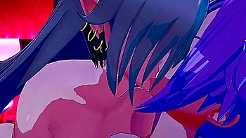 Anime Hentai In Mirko, Yoruichi And Olga Have A Triple Chocolate Lesbian videos