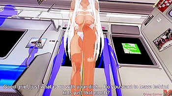 Usagiama Rumi Dominates You Footjob Style, Ends With Mature Rough Cowgirl In Koikatsu Train - Anime Hentai videos