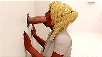 Car Toon - Galkos Gloryhole Huge Load Blowjob For Momiji videos