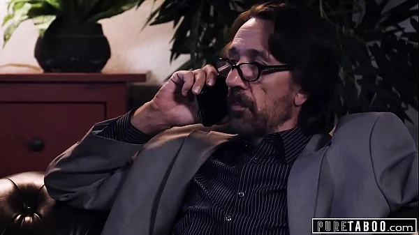 PURE TABOO Aiden Ashley Has Threesome With Hung Prof & New Boss, His Stepdad videos