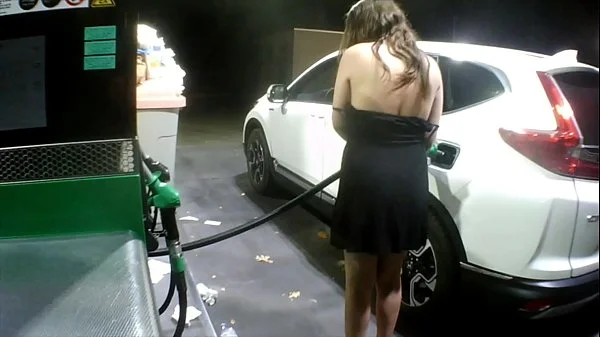 Flashing at the gas station videos