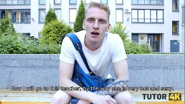 TUTOR4K. Man comes to tutor to fight but decides to better be carnal videos