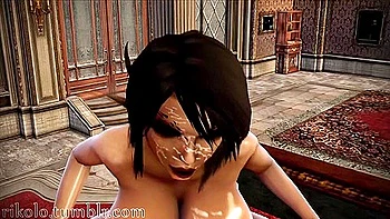 Busty Demon Girl Gets Huge Futa Dick In Her Pussy videos