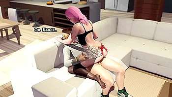 Depraved Futa Stepmom With Her Girlfriend Staged With Her Stepson And His Stepsister videos