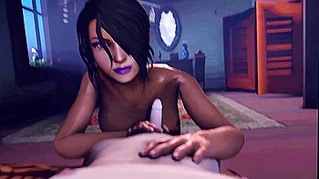 Busty Bitch With Shaved Pussy Rides On Cock Her Friend videos