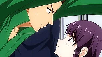 In front of the boy student supported by a sloppy busty teacher, he has given a large tits and picks his nipples. videos