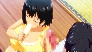 I gave her a blowjob while eating creampie ice cream, took it in her mouth, put it in her mouth many times, and creampied her. videos