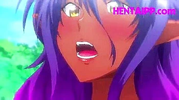 Busty elf gets intimate with a human outdoors and gets creampied during outdoor sex videos