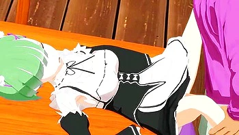 Rem Hentai Re:zero Maid Girl Missionary, Blow Job And Anal Sex Mmd 3d videos