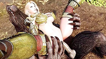 Elf Slut Warrior Was Fucked By A Big Werewolf 2 videos