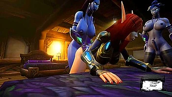 Fey Being Fucked By Two Futas videos