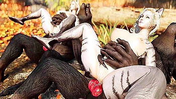 Two Catgirl Fake twin Step sisters Fucked By Two Werewolves 2 videos