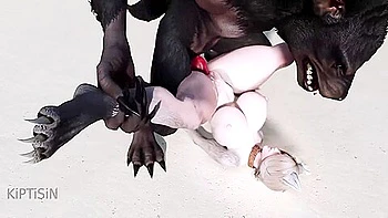 Wolf Girl Fucked By Werewolf On The Beach 2 videos