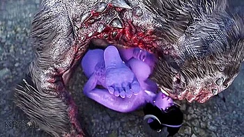 Purple Juicy Dragon Girl Suck And Fuck Big Troll Cock 2 videos