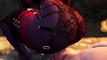 Curvy Zombie Elf Dominates A Muscular Nord 1 videos