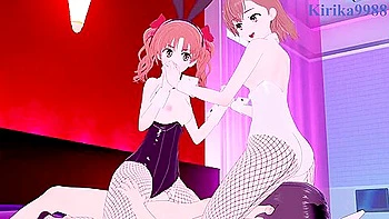 A Certain Scientific Railgun And Kuroko Shirai Threesome videos