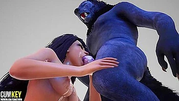 Werewolf Breeds A Busty Girl videos