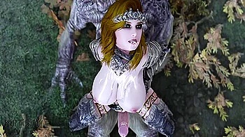 Troll Fucks Curvy Futanari Warrior With His Big Dick 1 videos