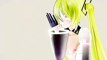 Hentai Undress Dance Vocaloid Mmd 3d Blonde Hair Color Edit Smixix videos