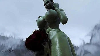 Two Muscular Curvy Orc Step sisters And Their Sex In The Rain 1 videos