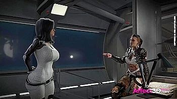 Officer On Dick - 3d Futanari Threesome Animation By Rikolo videos