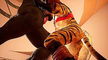 Young Tigress Give The Muzzle videos