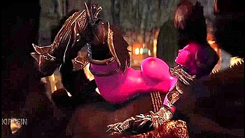 Demoness Has Fun With A Huge Horse Cock 2 videos